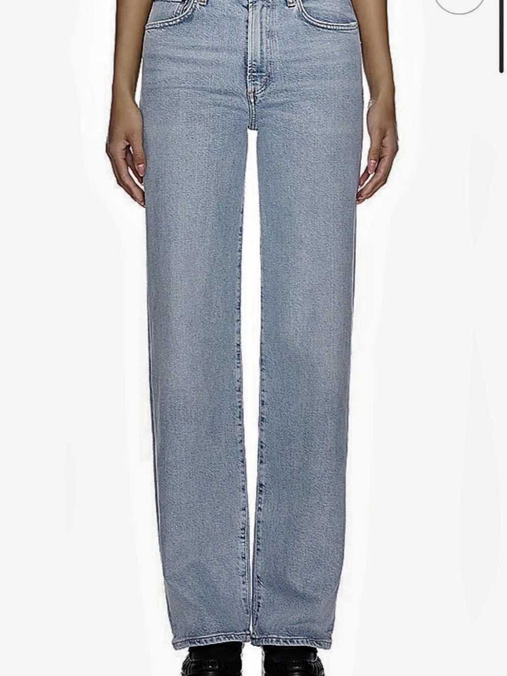 AGOLDE Harper Straight Leg Jeans in Trouble 26